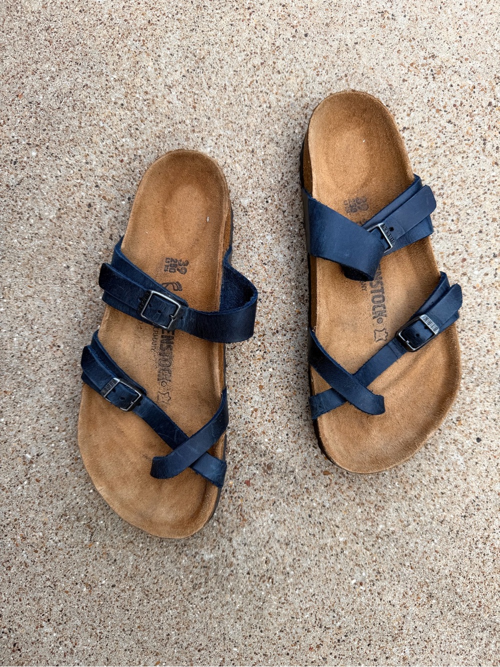 Birkenstock Mayari 39 100% Leather Blue Mayari